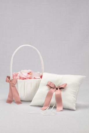 Picture of DB Exclusive Single Ribbon Pillow and Basket