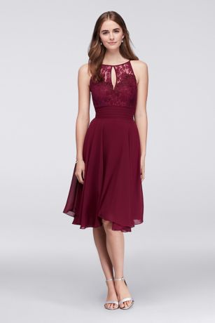 davids bridal bridesmaid dresses short