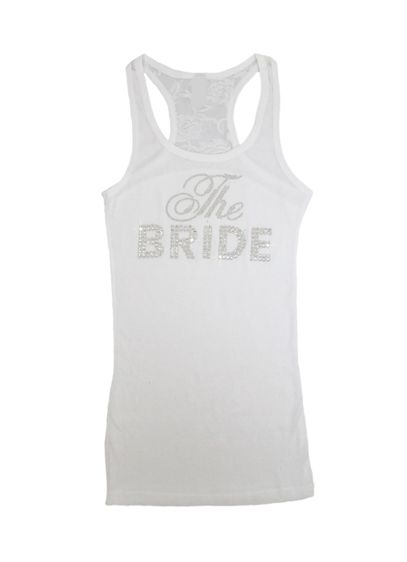DB Exclusive The Bride Lace Racerback Tank - This adorable tank features a dazzling double row