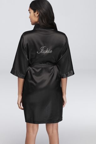 customized satin robe