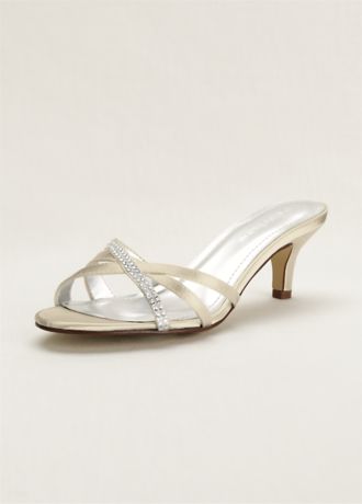 crystal embellished platform heels