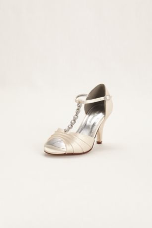 david's bridal champagne shoes