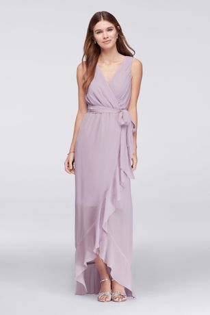 wrap dress david's bridal