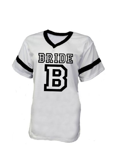 White Bride Football Jersey David S Bridal