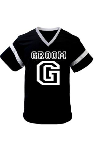 black and white football jersey