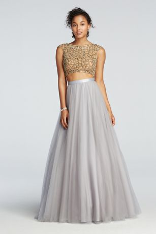 crop top tulle skirt