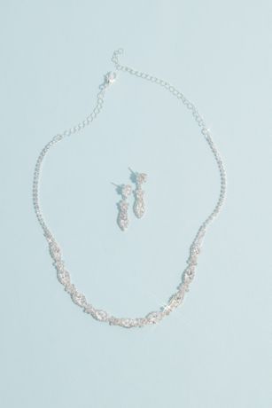 Picture of Mixed Crystal Quinceanera Matching Jewelry Set