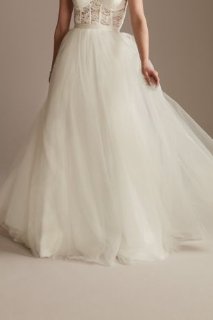 soft tulle gown