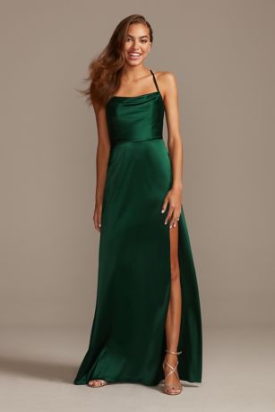 maid of honor dress emerald green