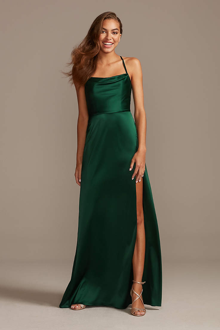 Green Bridesmaid Dresses   Emerald, Forest, Mint Gowns   David's ...