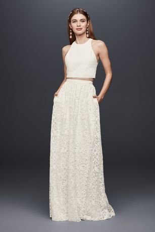 formal skirt and top for wedding