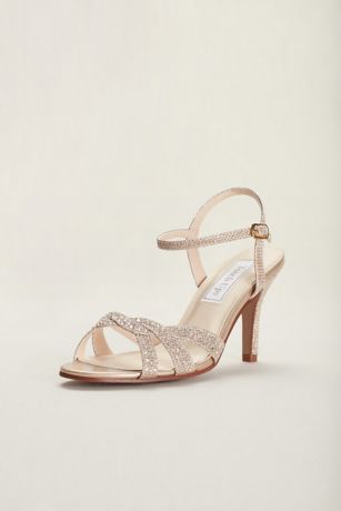 diamante shoes wide fit