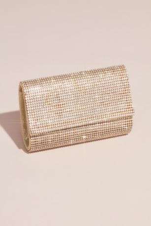 gold mesh clutch