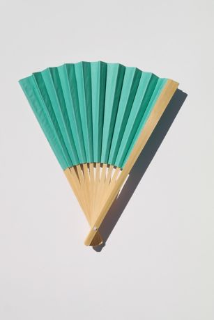 colored paper hand fans