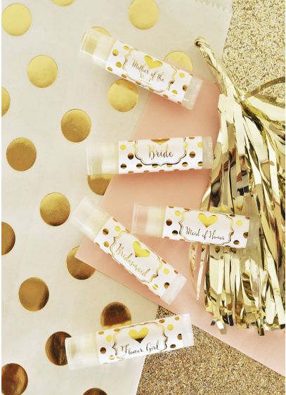 Event Blossom Yellow (Bridal Party Lip Balm Set of 12)