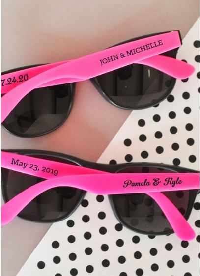 Personalized Wedding Sunglasses - Davids Bridal