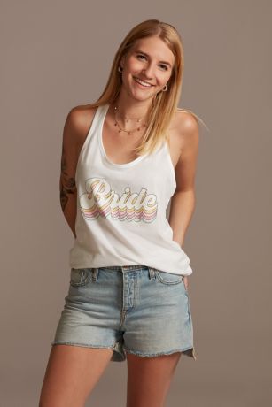 bride shorts and tank top