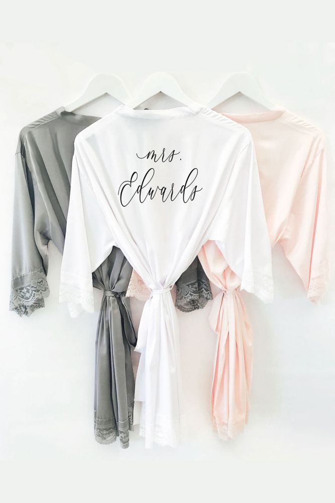 bride robe with feathers