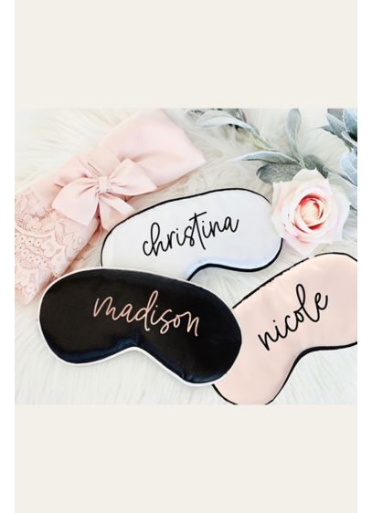 Name Sleep Mask Personalized Eye Mask Bridesmaid Gift Satin Mask Wedding Favor Bridal Gift Custom Bridesmaid Gifts Bachelorette Party Favor