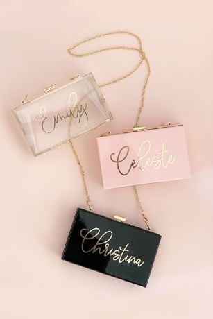 personalized clutch