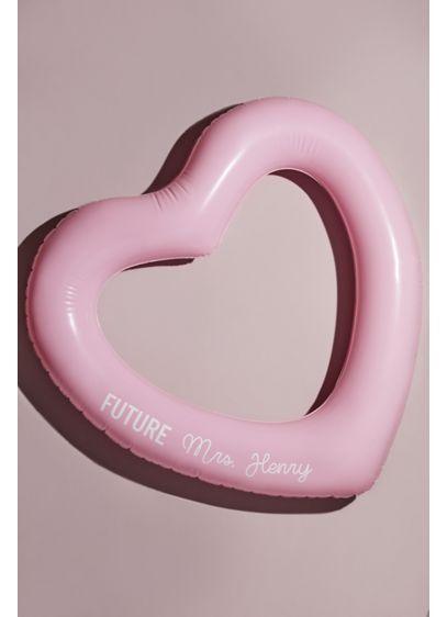 Personalized Heart-Shaped Pool Floatie | David's Bridal