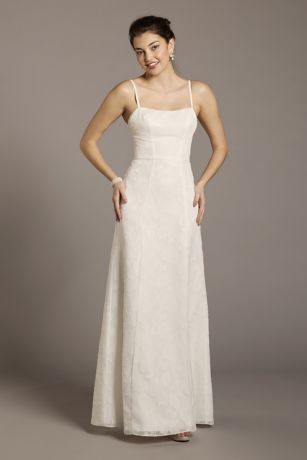 Picture of Spaghetti Strap Jacquard A-Line Dress