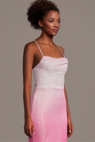 Picture of Sequin Cowl Neck Mini Dress