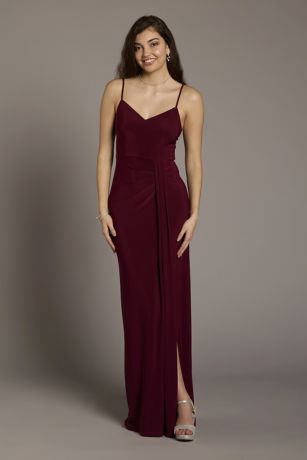 Picture of Jersey V-Neck Ruched Sheath Dress