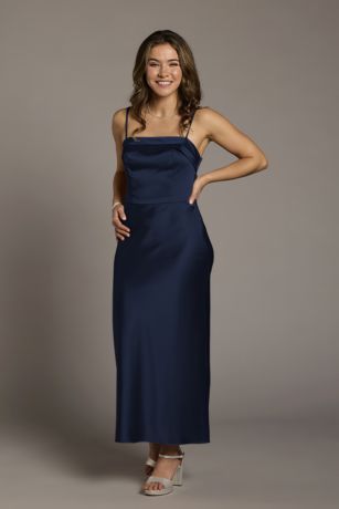 Picture of Charmeuse Spaghetti Strap Sheath Dress