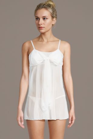 Picture of Mesh Bow Babydoll Set