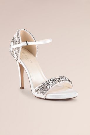 Picture of Elodie Crystal and Pearl Embellished High Heels