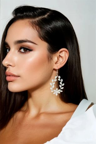 Picture of Estelle Faux Pearl Teardrop Earrings