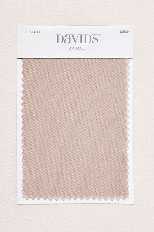 David's Bridal Biscotti Fabric Swatch