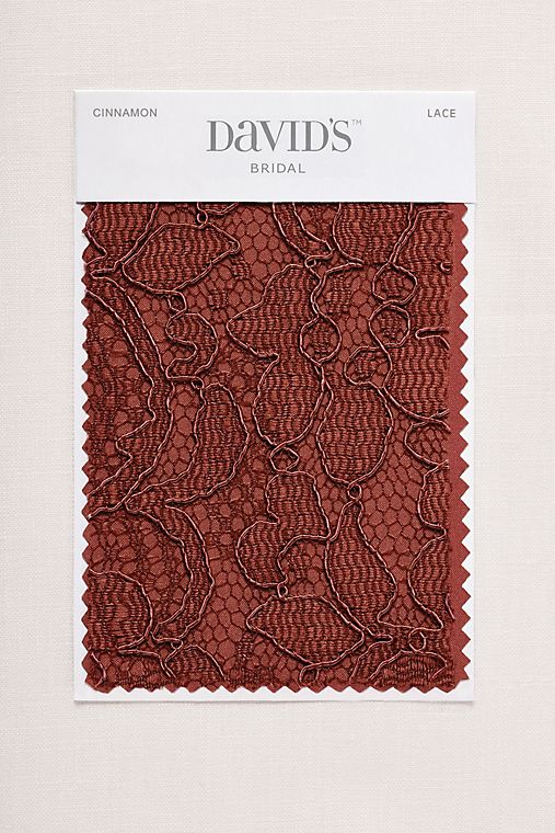 David's Bridal Cinnamon Fabric Swatch