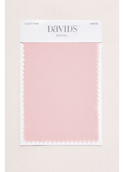 Dusty Pink Chiffon Swatch - Available in all of David's Bridal's exclusive colors,