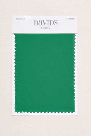 Emerald Fabric Swatch | David's Bridal