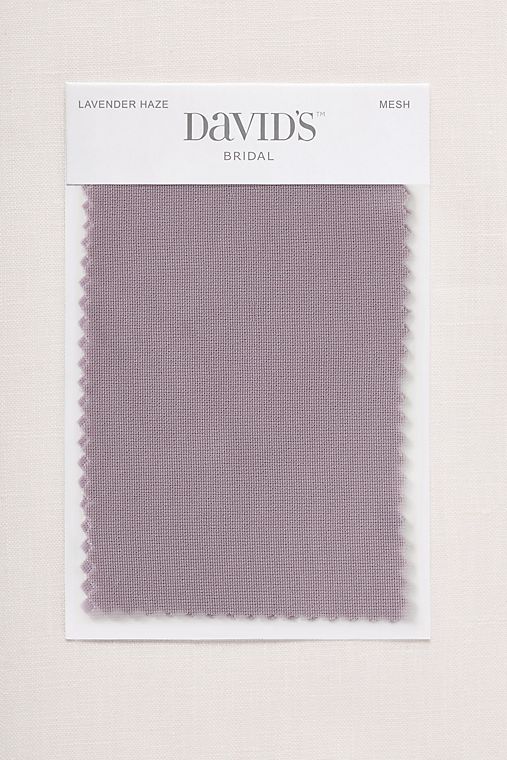 David's Bridal Lavender Haze Fabric Swatch