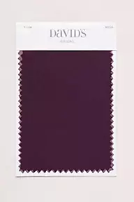 David's Bridal Plum Fabric Swatch