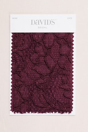 Wine Fabric Swatch | David's Bridal