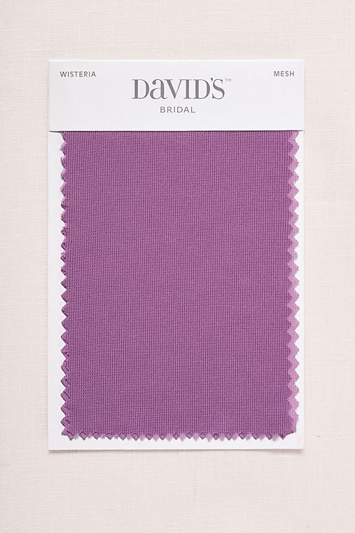 David's Bridal Wisteria Fabric Swatch