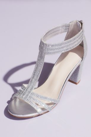 silver shoes size 12