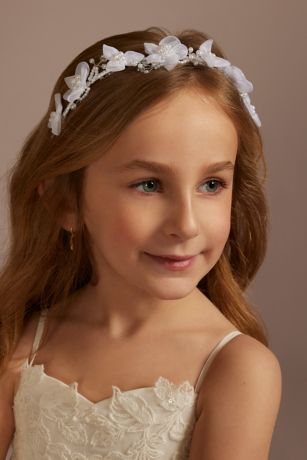 Picture of Blooming Pearl Embellished Flower Girl Headband