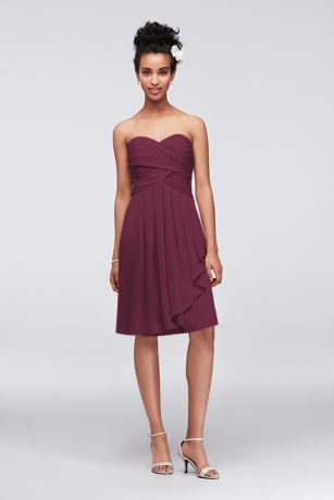 david's bridal burgundy