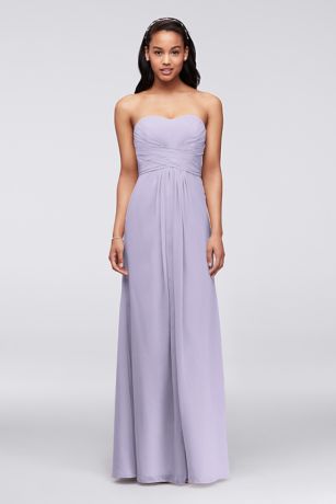 soft purple wedding dress