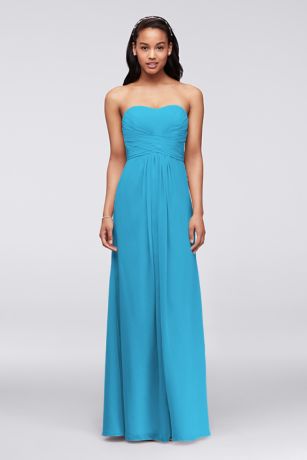 malibu blue mother of the bride dress