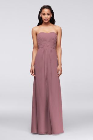 mauve david's bridal