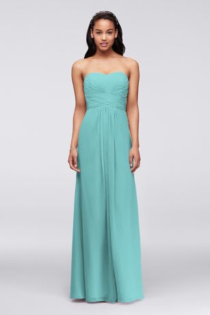 turquoise blue and silver bridesmaid dresses