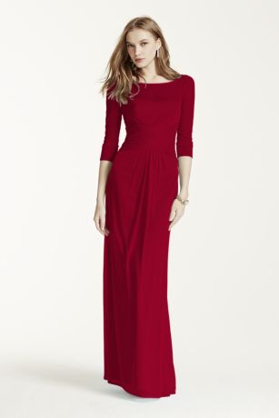 david's bridal long sleeve bridesmaid