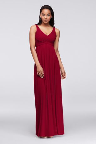 david's bridal sangria dress