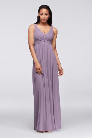 purple bridesmaid dresses long